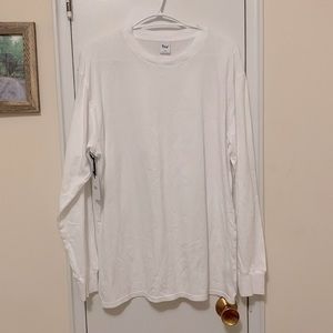 NWT TNA White Long Sleeve Tour Tee (US M).